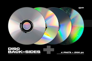 CD Plastic Bag Mockup