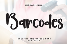 Barcodes | Script Font