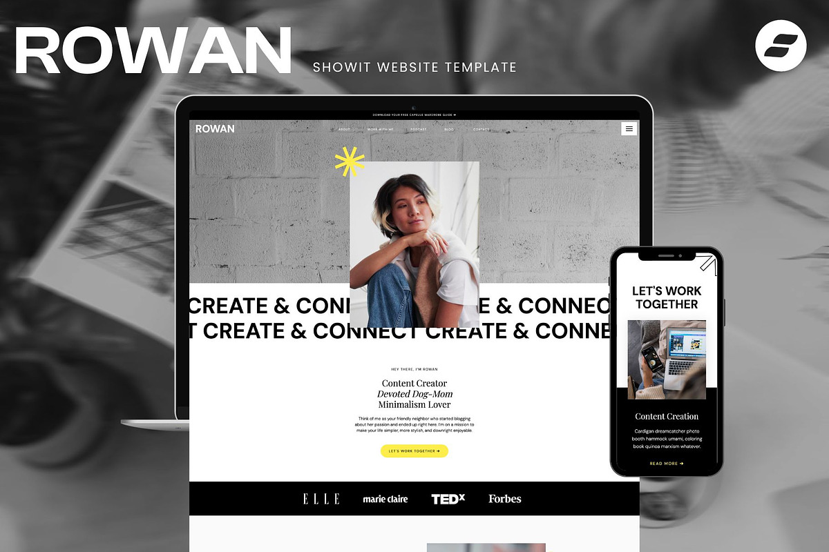 Rowan: Showit website template, a Templates & Theme by Aspen Creative Studio (Photo 1 of 4)