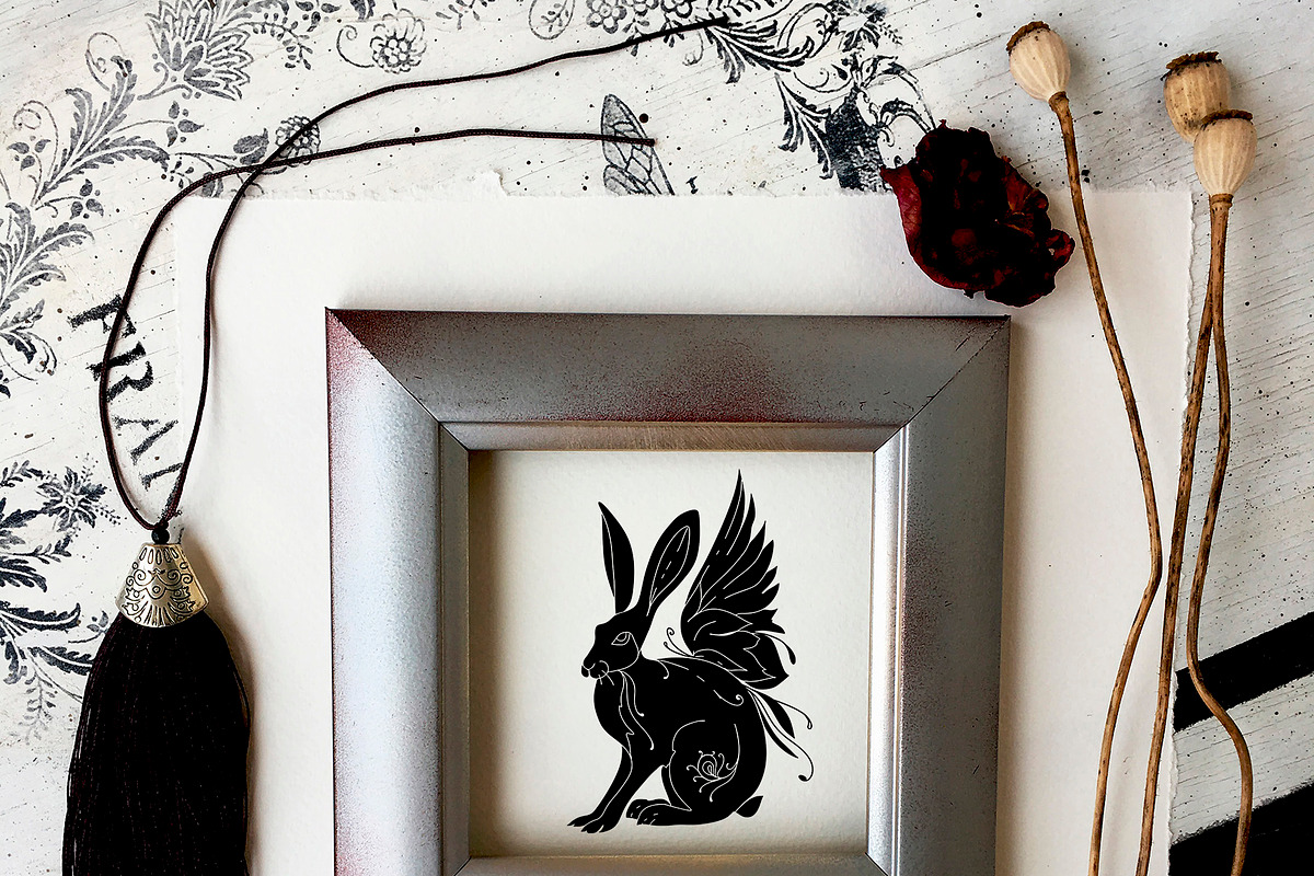 CELESTIAL ANGELS.LINE ART COLLECTION, an Animal Illustration by ArtOLB (Photo 2 of 12)