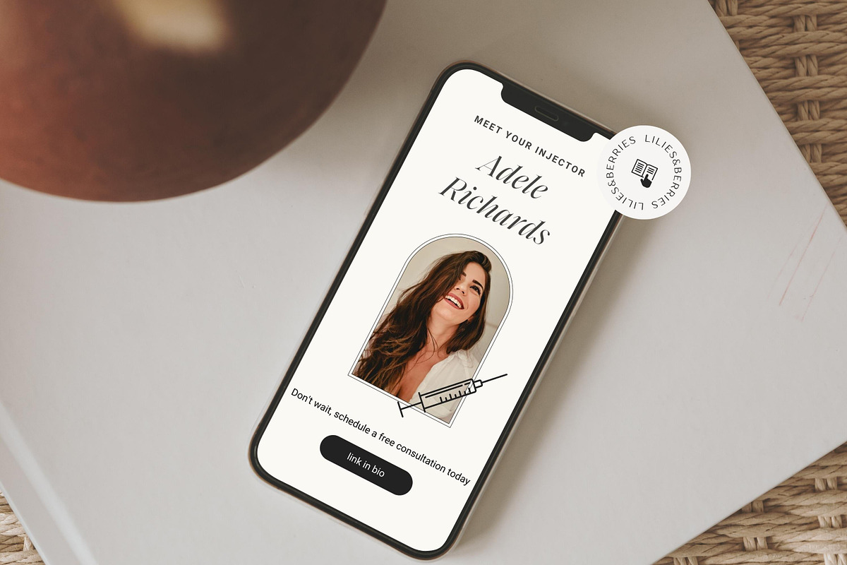 Nurse Injector Instagram templates, a Social Media Template by LiliesandBerries (Photo 20 of 22)