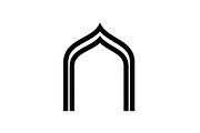 Islamic Arch Window Vector Bundle, an Illustration by yasushie (Thumbnail 38 of 51)