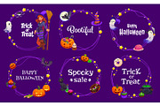 Halloween holiday festive frames, a Seasonal Illustration by Seavector Studio (Thumbnail 2 of 3)