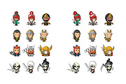27 Fresh Fantasy Characters, an Illustration by Flat Icons (Thumbnail 3 of 3)