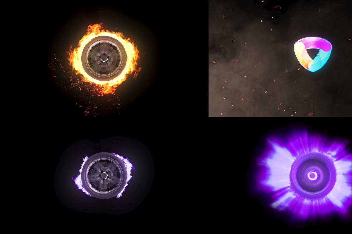 High Speed Fire Tire Premiere Pro