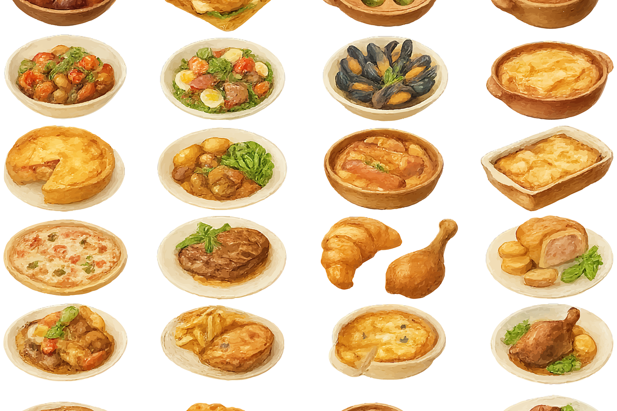 Vintage Comfort Food Collection, an Object Graphic by RT Studio (Photo 3 of 4)