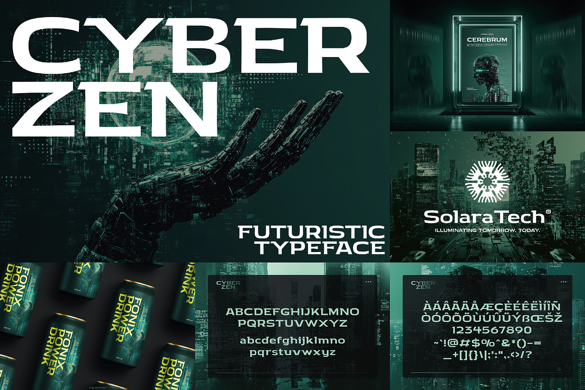 Robotics Font Bundle - 55 Fonts!, a Sans Serif Font by HipFonts (Photo 15 of 15)