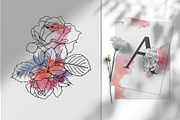 Roses line art design, an Object Graphic by Vera●Suleimanova (Thumbnail 10 of 17)