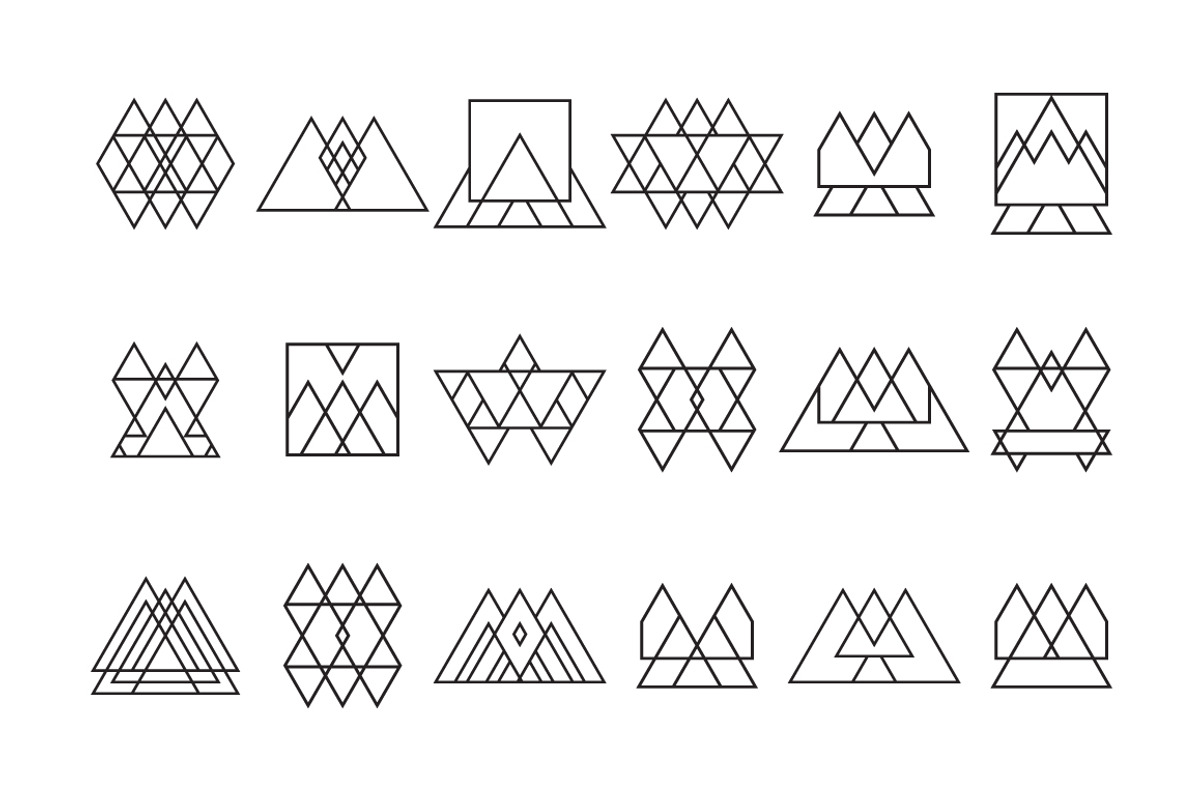 Set of trendy logotypes, an Education Illustration by Helen Sko (Photo 2 of 9)