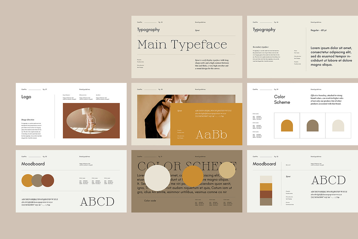 CAEFFRA - INDD/PPTX Brand Guidelines, a Presentation Template by Elokka Std. (Photo 11 of 12)