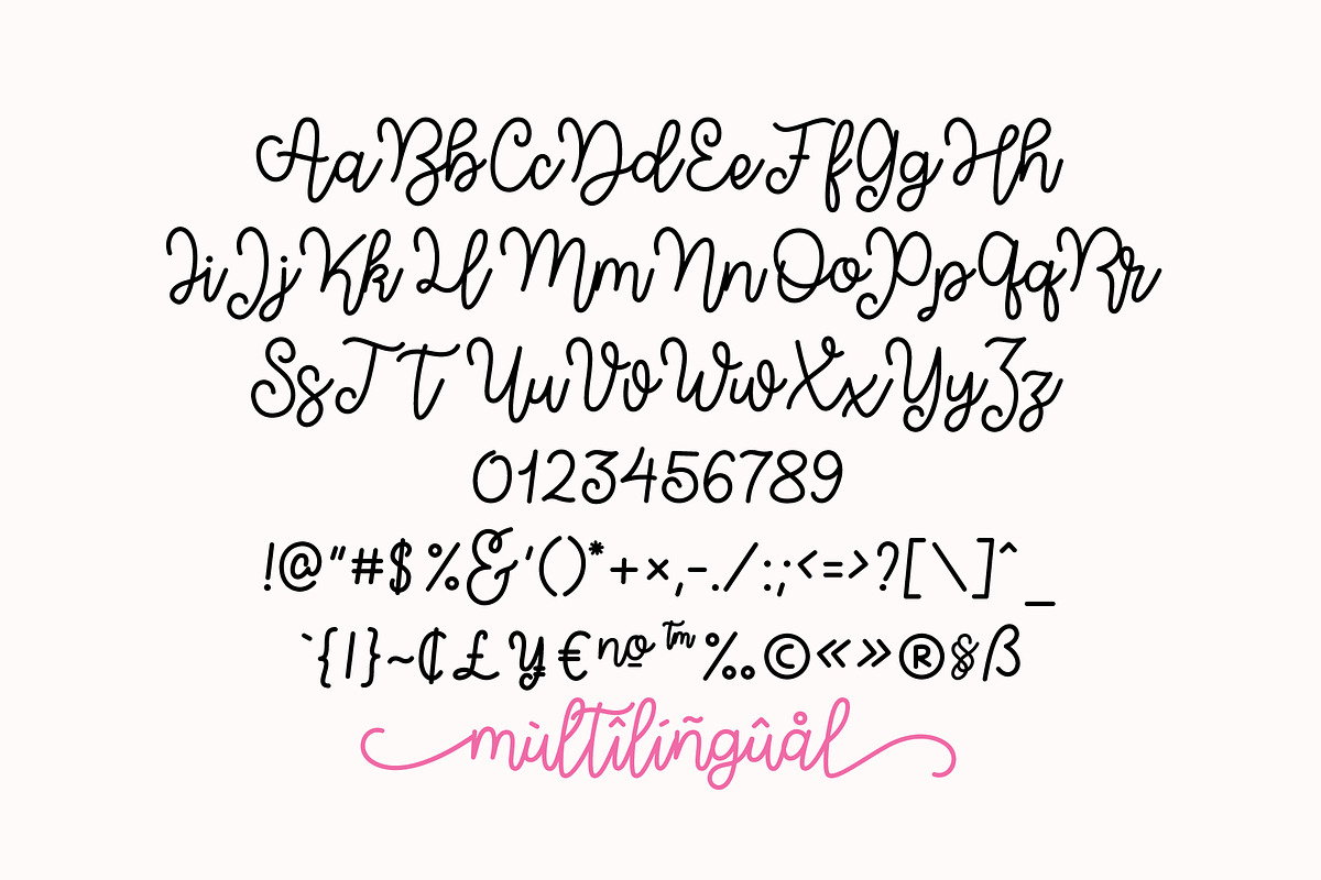 Hello September Font Duo, a Handwritten Font by Miss Tiina (Photo 7 of 10)