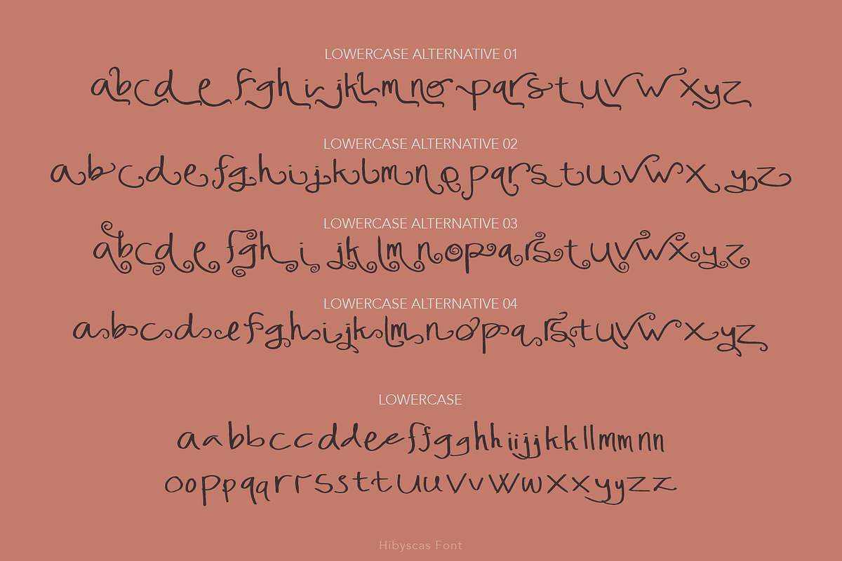 Hibyscas Font Duo, a Handwritten Font by madeDeduk (Photo 6 of 8)