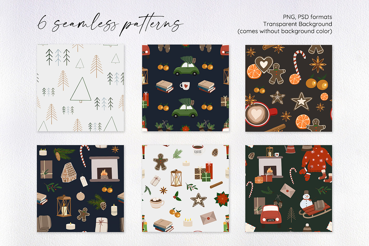 Cozy Christmas. Flat illustrations, a Seasonal Illustration by OZartRoom (Photo 9 of 12)