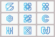 Abstract Geometric Logo Set, a Branding & Logo Template by Vectorium Studio (Thumbnail 2 of 2)