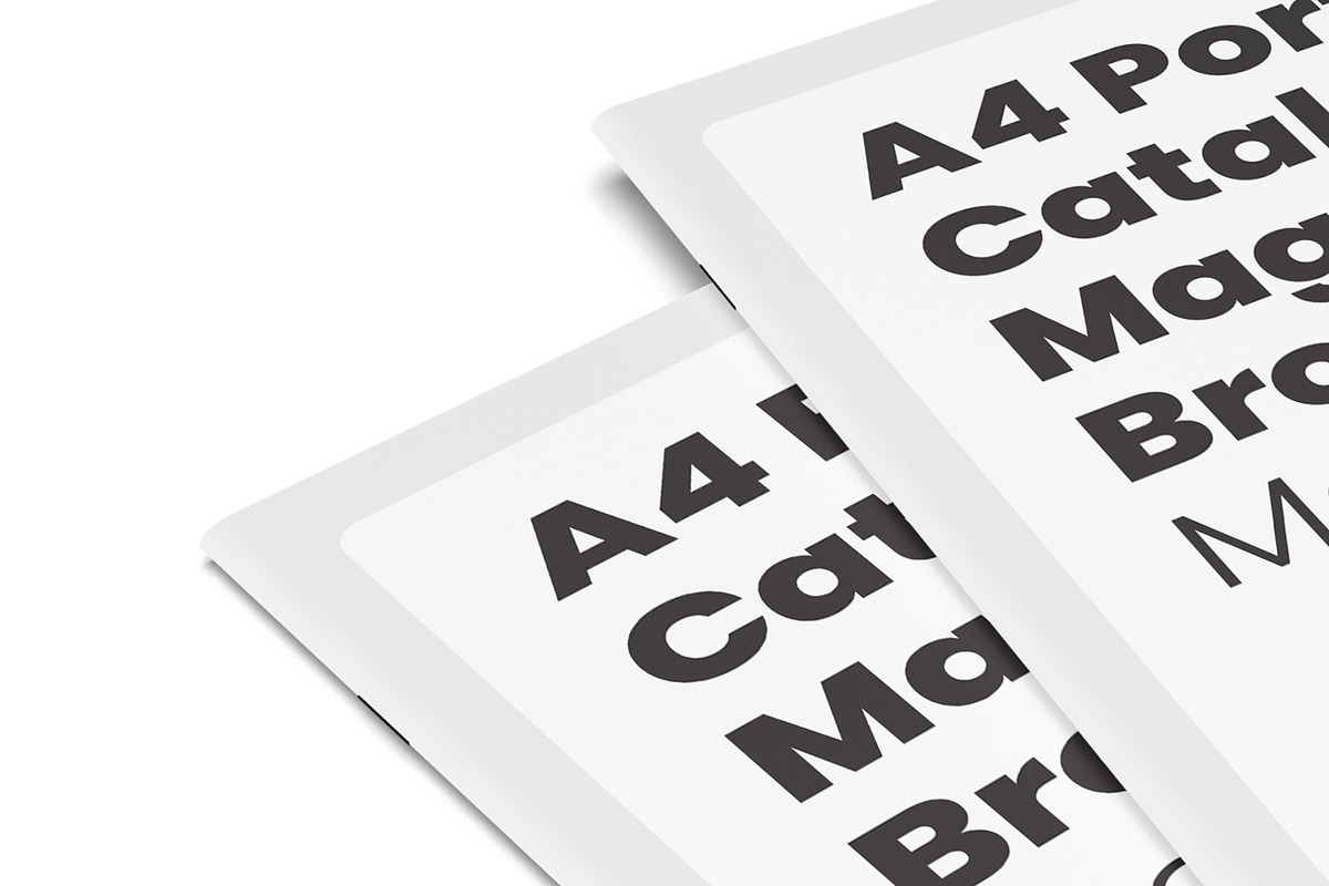 A4 Portrait Magazine Brochure Mockup, a Books & Magazine Mockup by Illusiongraphic (Photo 17 of 28)