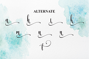Watercolor | Script Font, a Handwritten Font by Scratchones (Thumbnail 8 of 9)