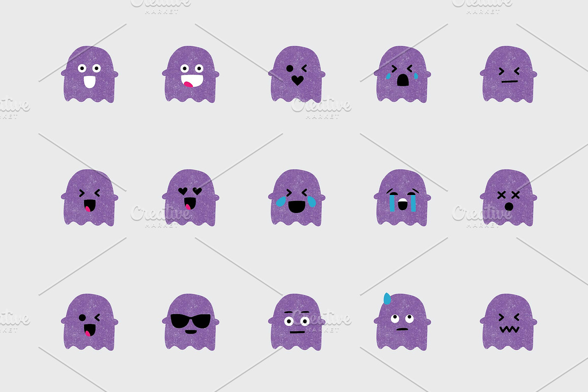 Halloween Emojis MegaPack, an Emoji Icon by Kanga & Moose (Photo 4 of 6)