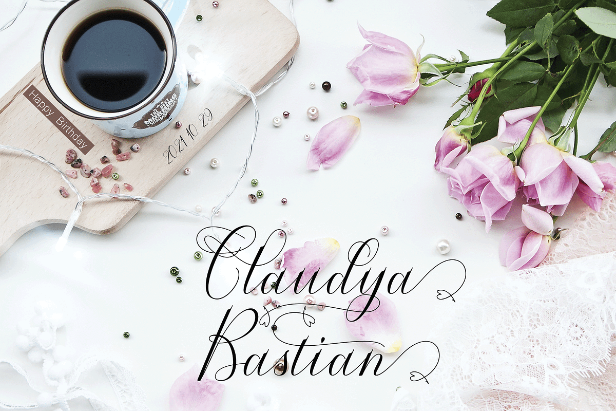 Songster, a Script Font by Deniz86 (Photo 6 of 16)