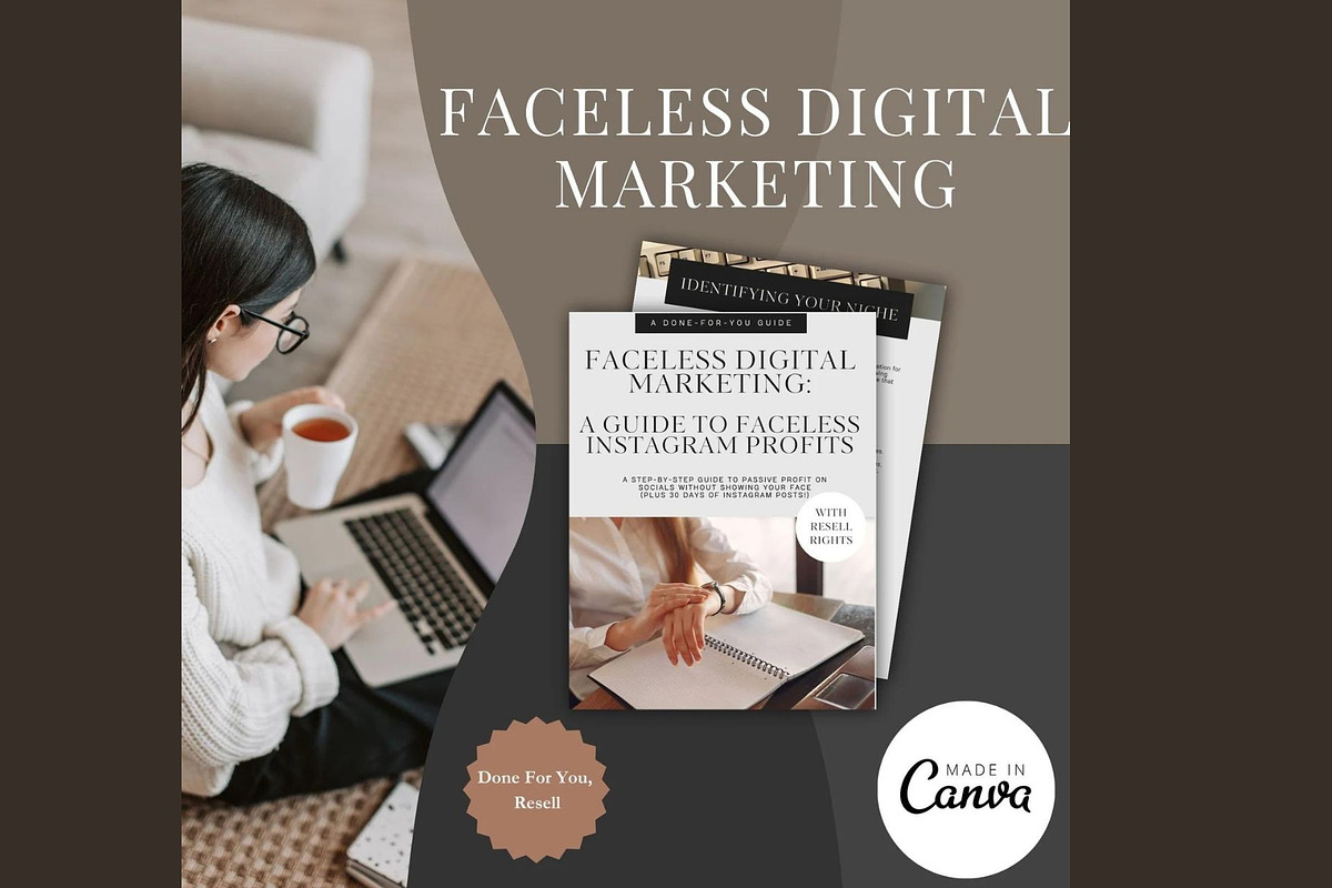 Faceless Digital Marketing: A Guide, a Marketing Template by Lynn Reese Designs (Photo 5 of 5)