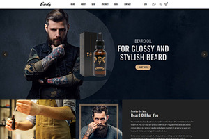 Beard Oil Shopify Theme - Bardy