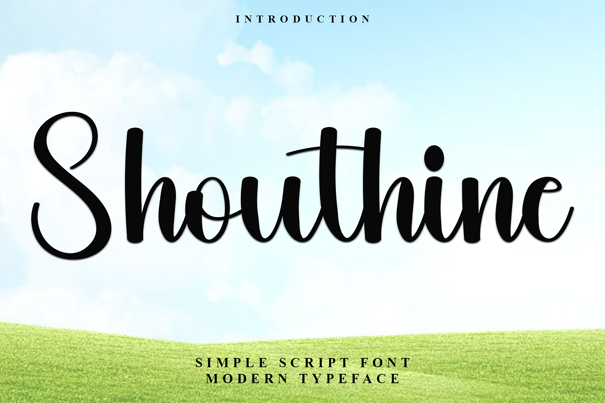 Shouthine, a Handwritten Font by InermediaSTUDIO (Photo 1 of 9)