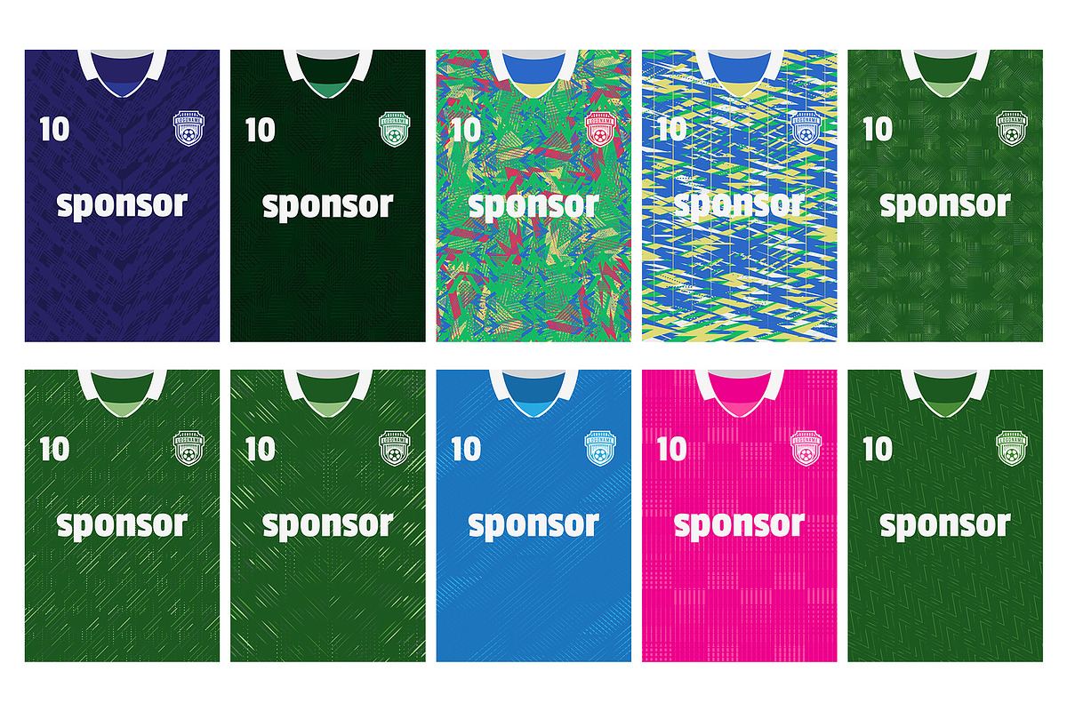 Bundles Sport Jersey Pattern Design, a Pattern Graphic by Evloxx Studio (Photo 5 of 11)