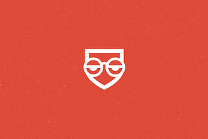 Geek Shield Logo Template