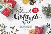 Christmas flowers and patterns, a Pattern Graphic by harmonia_green_art (Thumbnail 1 of 10)