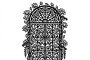 50 Floral French Window Ornament, a Decorative Illustration by Amazin_art (Thumbnail 6 of 35)