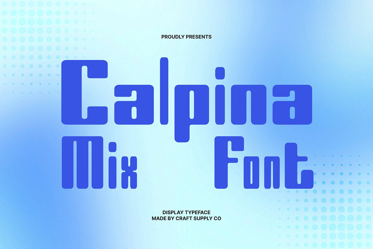 Calpina Mix, a Sans Serif Font by Craft Supply Co. (Photo 1 of 8)