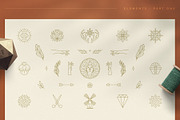 Logo Line Elements Collection, a Decorative Illustration by Vasya Kobelev (Thumbnail 2 of 11)
