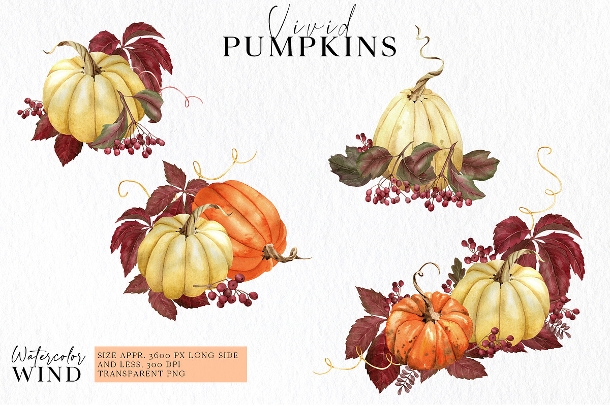 Ultimate Autumn Bundle Clipart, an Illustration by WatercolorWind (Photo 19 of 45)
