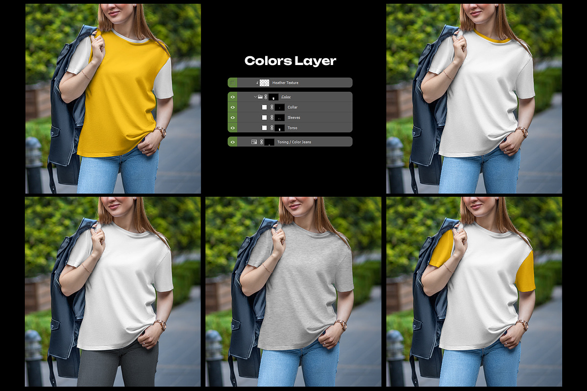 Mockup T-Shirt on a Girl on the Walk, a Shirt Mockup by Grow Design Craft Studio (Photo 3 of 7)