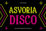 Asvoria Disco, a Serif Font by Craft Supply Co. (Thumbnail 1 of 8)