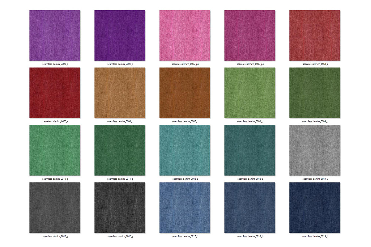 Seamless Denim Textures, a Texture Graphic by Digital Curio (Photo 3 of 3)