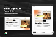 Earthy Elegance Email Signature, an UI Kit Template by SquidPixey (Thumbnail 1 of 4)