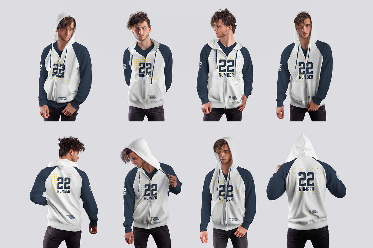 24 Zip Hoodie Mockup (Collection #5), a Hoody Mockup by Grow Design Craft Studio (Photo 2 of 7)