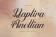 Naptira Anellian | Beauty Script, a Script Font by gracetype_studio (Thumbnail 1 of 15)