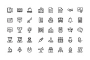 320 + icons outline style, an Icon by Mir store (Thumbnail 4 of 11)