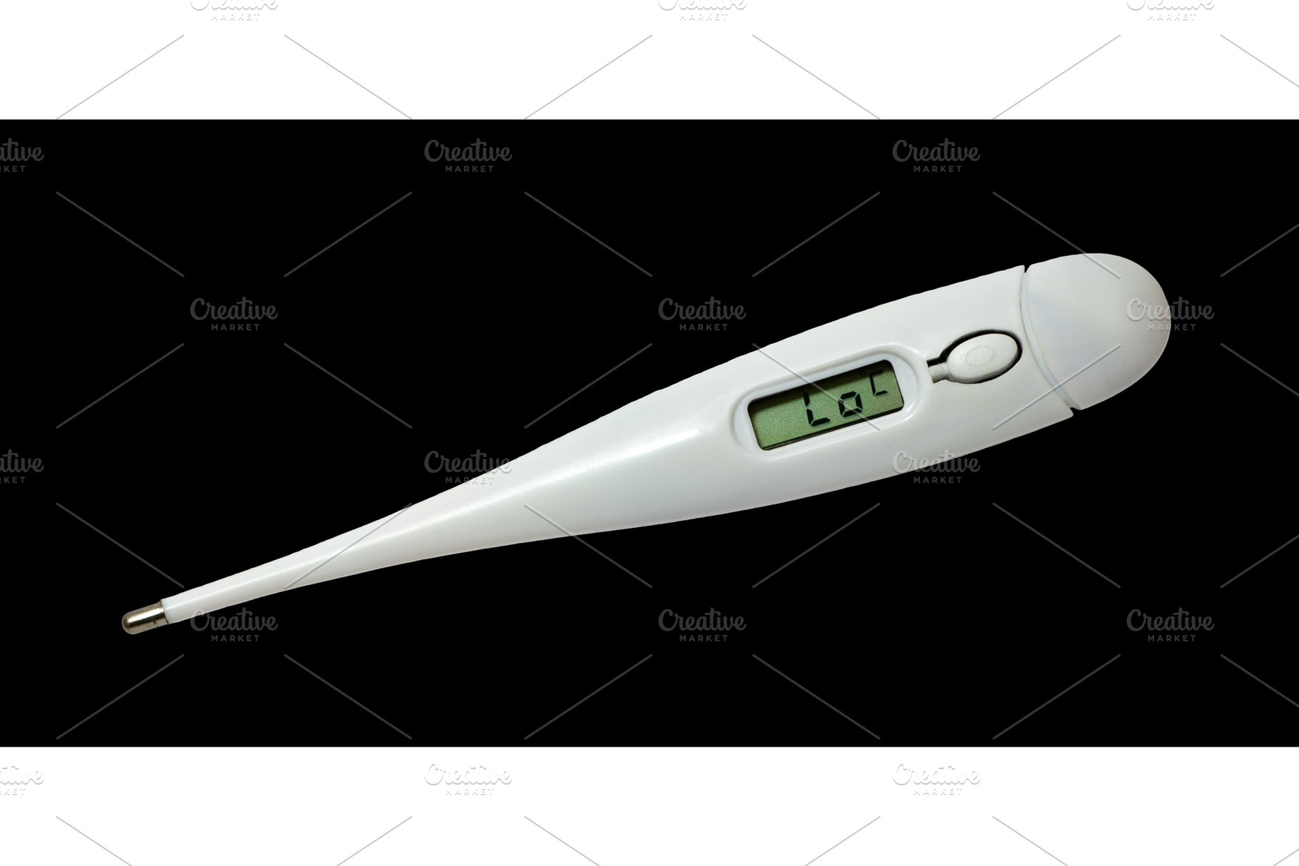 Digital thermometer, a Technology Photo by Leonid Andronov