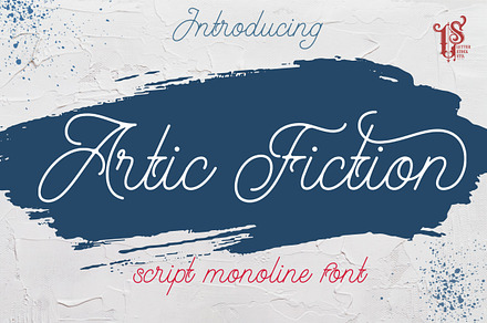 Artic Fiction, a Script Font by LetterStock
