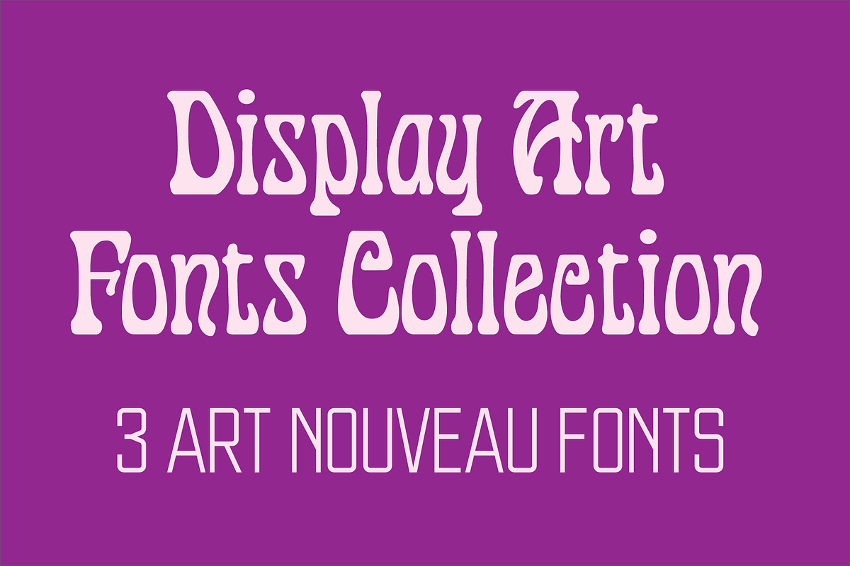 Display Art Fonts Collection, a Font by GG Design (Photo 1 of 10)