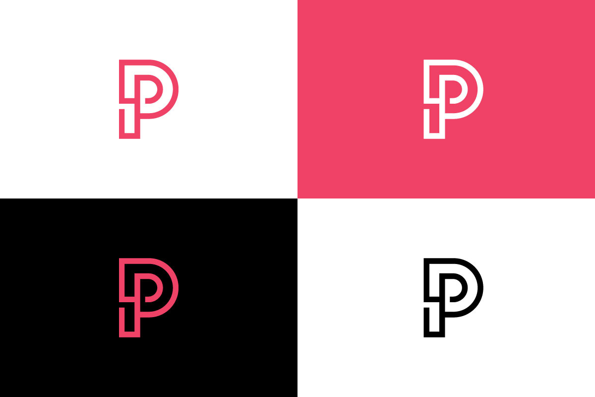 2 in 1 Modern P Logo Pack Design! preview 8