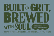 Rustic Changer Display Font, a Sans Serif Font by Letterhend Studio (Thumbnail 8 of 11)
