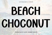 Beach Choconut, a Script Font by FreshTypeINK (Thumbnail 1 of 7)