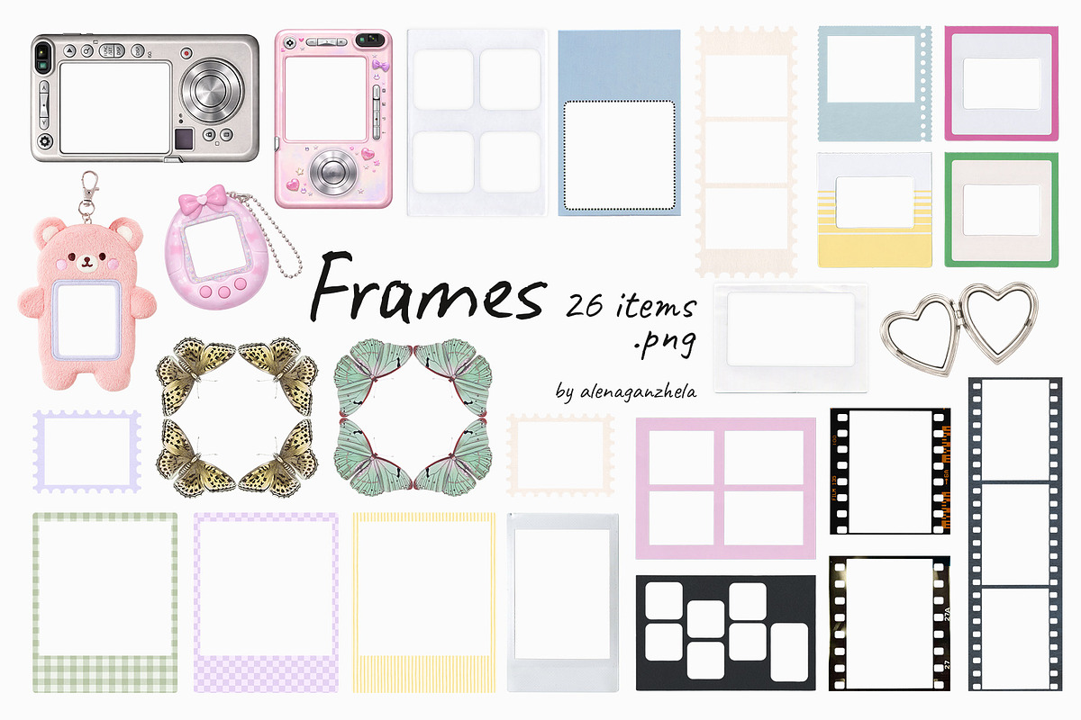 Little Moments - Soft Mixed Collage, an Object Graphic by alenaganzhela (Photo 6 of 10)