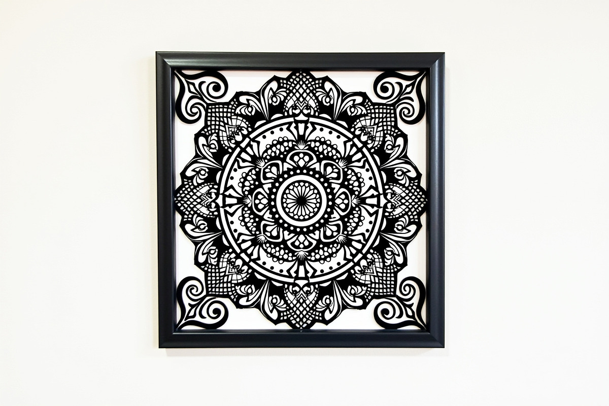 Ornamental Floral Laser Cut Lotus, an Object Graphic by Designs_River (Photo 4 of 11)