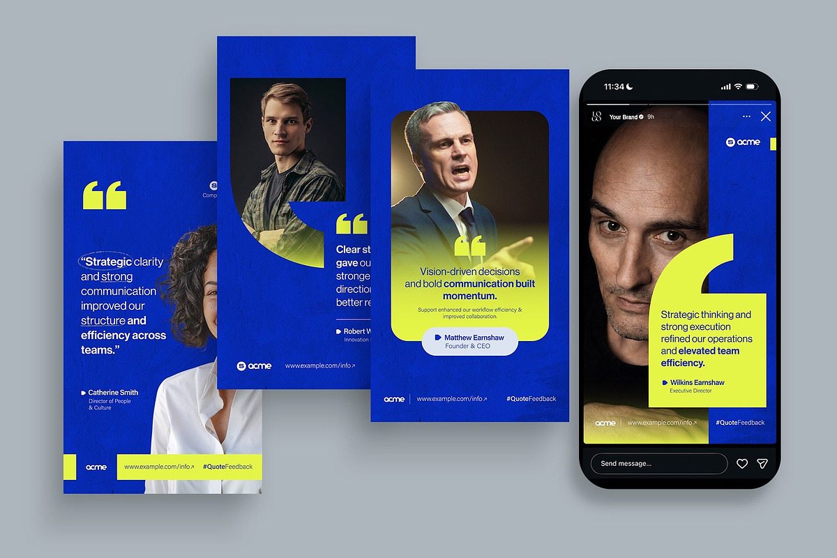 Quote Social Media Template, a Social Media Template by BrandPacks (Photo 5 of 7)