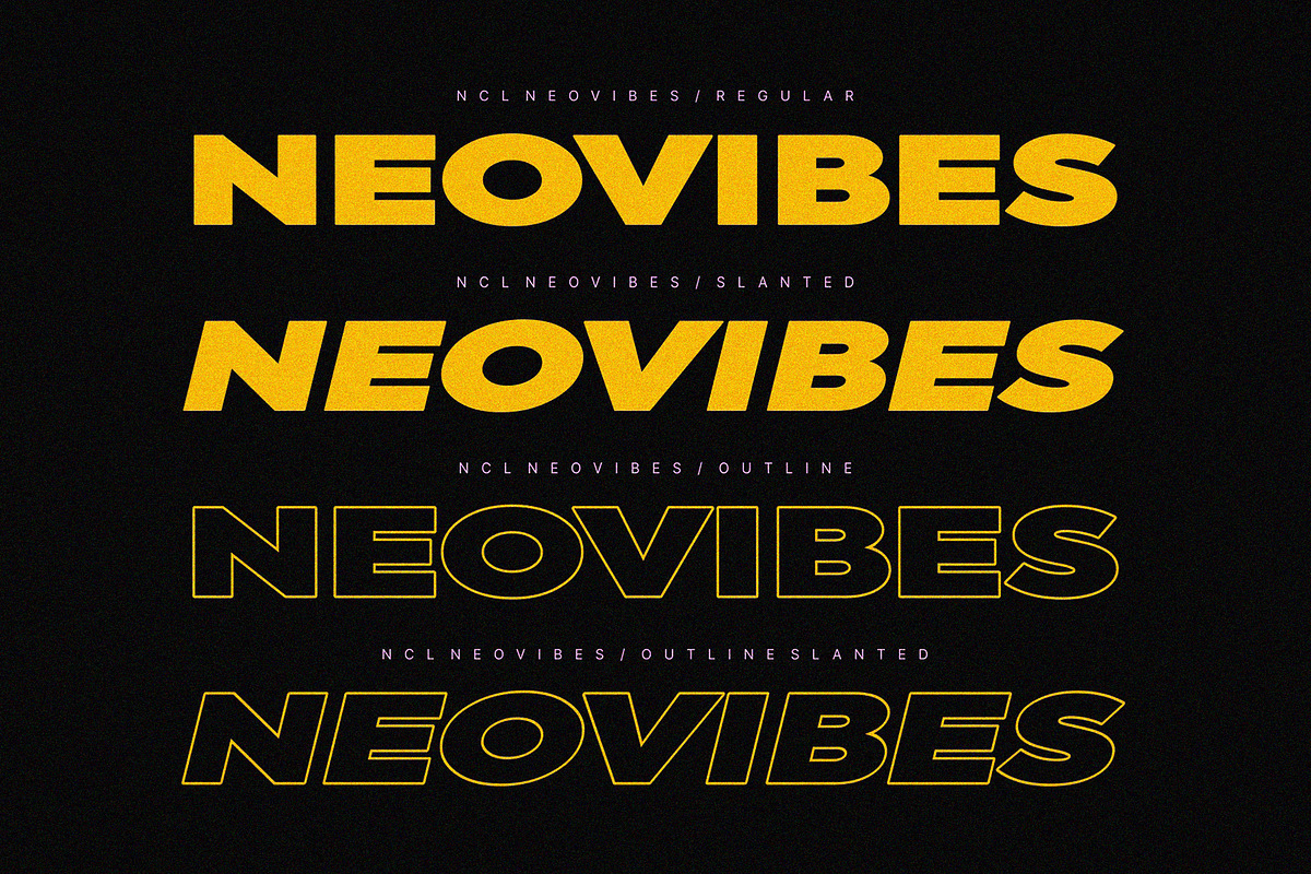 NCL NEOVIBES - Expanded Font, a Sans Serif Font by Enxyclo Studio (Photo 8 of 10)