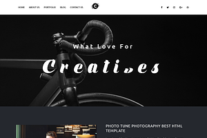 Creative Photography HTML Template